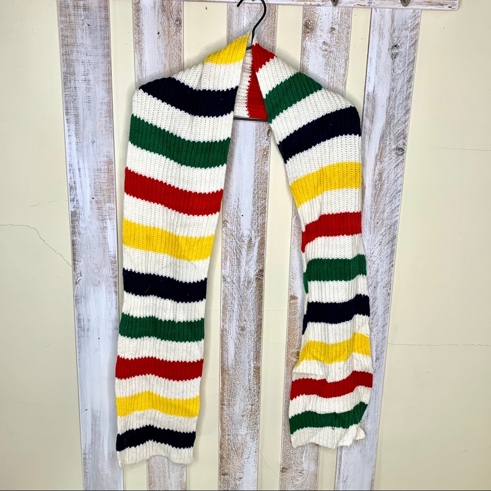Hudson's Bay Wool Blend Knit Scarf Pendleton Color